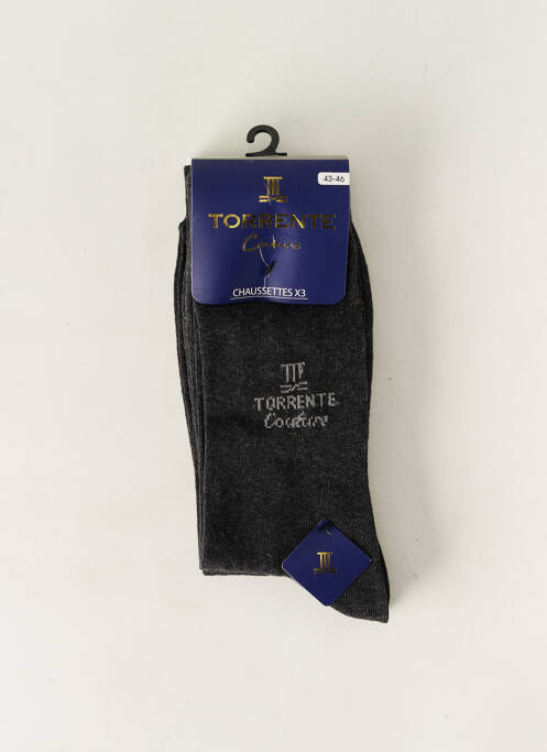 Chaussettes gris TORRENTE pour homme