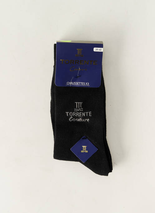 Chaussettes noir TORRENTE pour homme