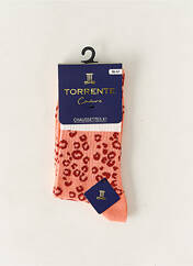 Chaussettes orange TORRENTE pour femme seconde vue