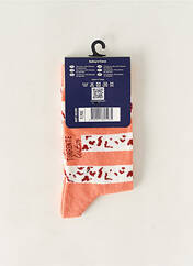 Chaussettes orange TORRENTE pour femme seconde vue