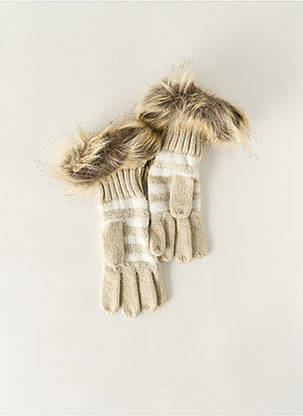Gants stretch beige PEPE JEANS fille