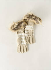 Gants beige PEPE JEANS pour fille seconde vue