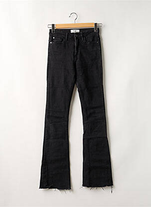 Jean coupe flare taille normale taille normale noir MANGO femme