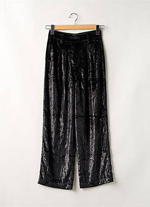 Pantalon large taille normale taille normale noir STELLA & SUZIE femme
