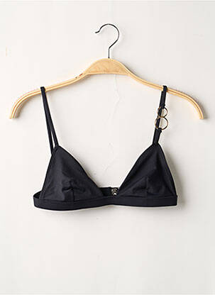 Haut de maillot de bain stretch haut triangles noir NOO femme