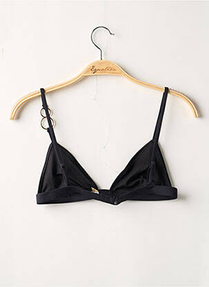 Haut de maillot de bain stretch haut triangles noir NOO femme