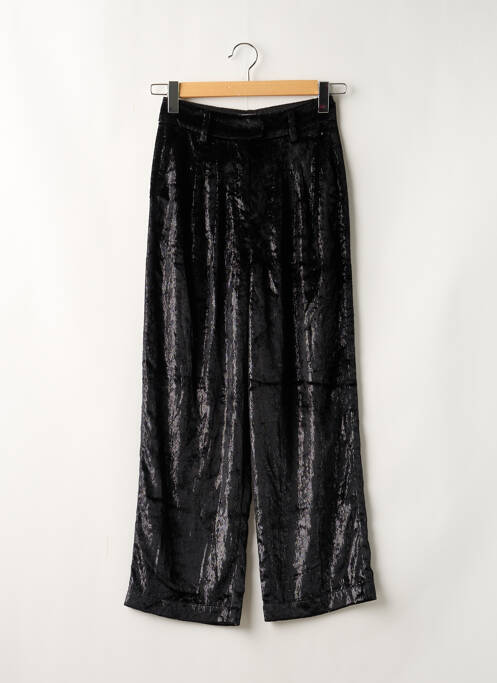 Pantalon large poches taille normale noir STELLA & SUZIE femme
