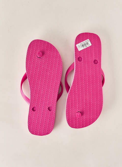Tongs bout ouvert talon plat jusqu'à 3cm rose HAVAIANAS femme