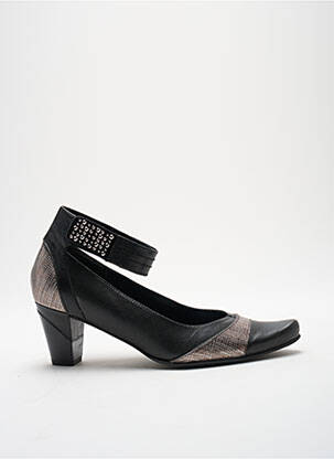 Escarpins cubain talon de 4 à 6cm noir GEO-REINO femme