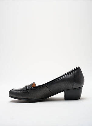 Escarpins nubuck talon de 4 à 6cm gris MOOVA femme