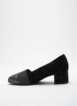 Escarpins nubuck talon de 4 à 6cm noir ARTIKA SOFT femme