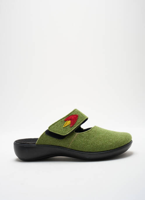 Chaussons/Pantoufles vert ROMIKA pour femme