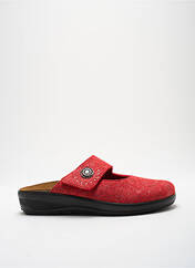 Chaussons/Pantoufles rouge ROHDE pour femme seconde vue