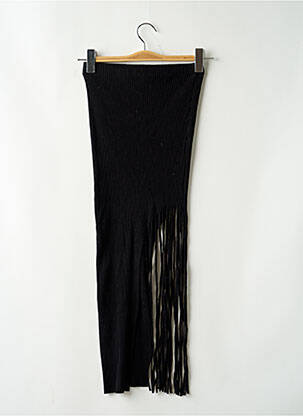 Jupe longue taille haute noir ZARA femme