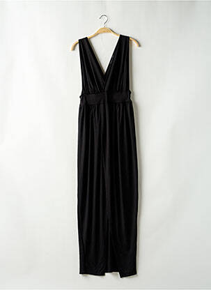 Robe longue coupe évasée sans manche noir BOOHOO femme