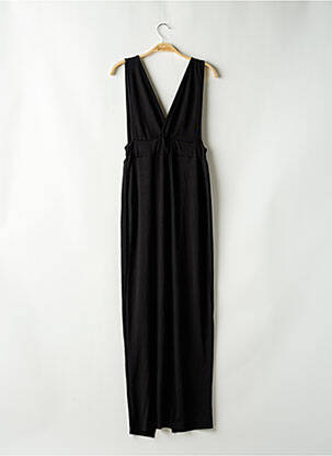 Robe longue coupe évasée sans manche noir BOOHOO femme