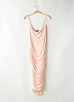 Robe mi-longue fines bretelles rose BOOHOO femme