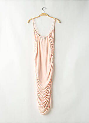 Robe mi-longue fines bretelles rose BOOHOO femme