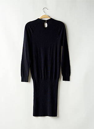 Robe pull resserrée sur le bas manches longues noir IKKS femme