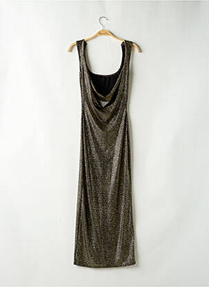 Robe longue imprimé fantaisie sans manche or BOOHOO femme
