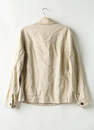 Veste casual fermeture boutonnée sur le devant beige GANT homme