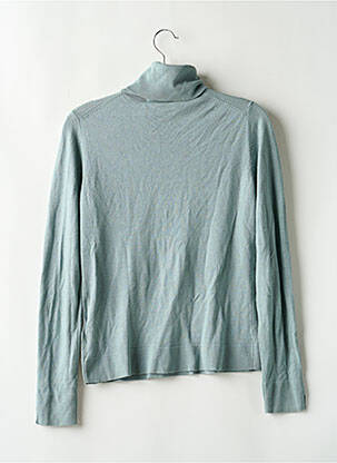 Pull col roulé resserrée sur le bas manches longues bleu EASY WEAR femme