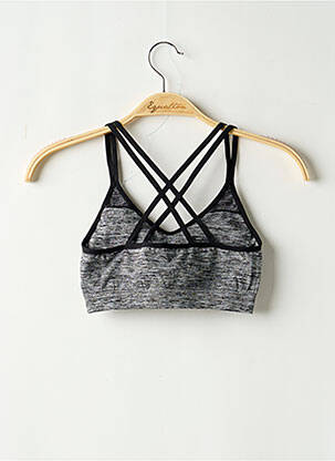 Soutien-gorge effet matière satinée brassieres gris LA REDOUTE femme