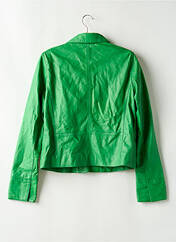 Veste en cuir vert OAKWOOD pour femme seconde vue