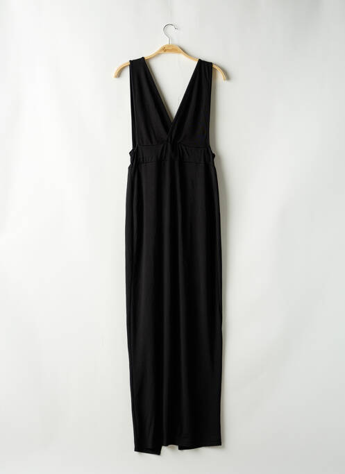 Robe longue coupe évasée sans manche noir BOOHOO femme