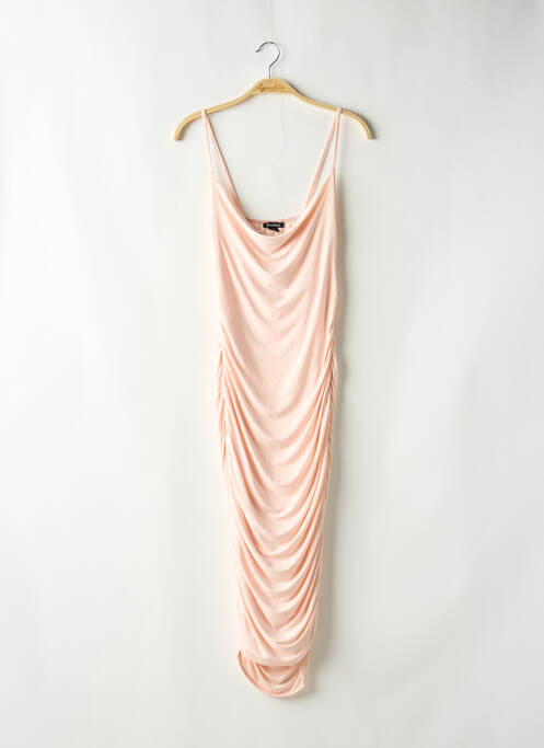 Robe mi-longue fines bretelles rose BOOHOO femme