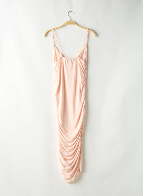 Robe mi-longue fines bretelles rose BOOHOO femme
