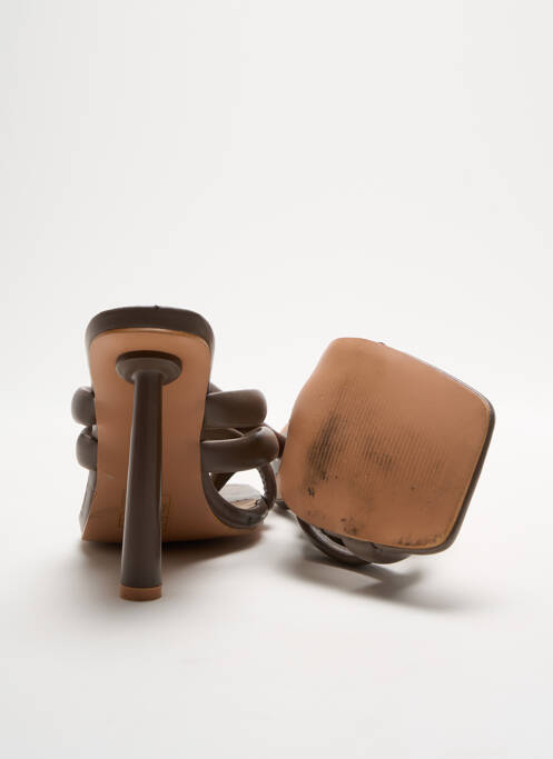 Tongs marron BOOHOO pour femme