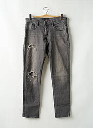 Jeans coupe slim stretch taille normale gris CELIO homme