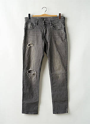 Jeans coupe slim stretch taille normale gris CELIO homme