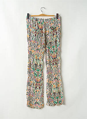 Pantalon flare taille élastique taille normale blanc ZARA femme