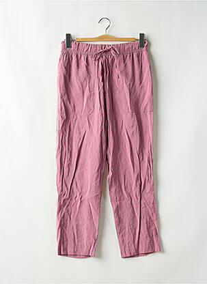 Pantalon 7/8 taille haute taille haute rose ZARA femme