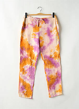 Pantalon droit taille normale taille normale violet PARISIENNE ET ALORS femme