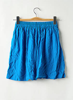 Jupe courte poches bleu ZARA femme