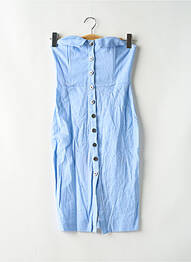 Robe courte sans manche sans manche bleu ASOS femme