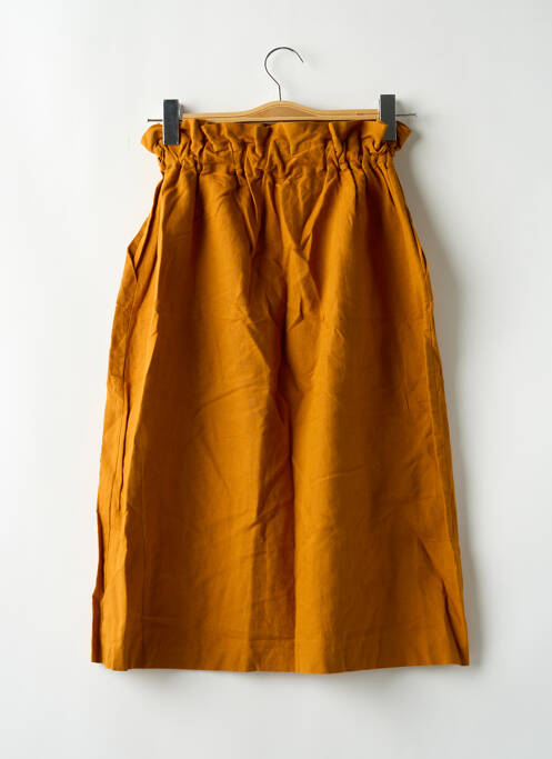 Jupe mi-longue marron ZARA pour femme