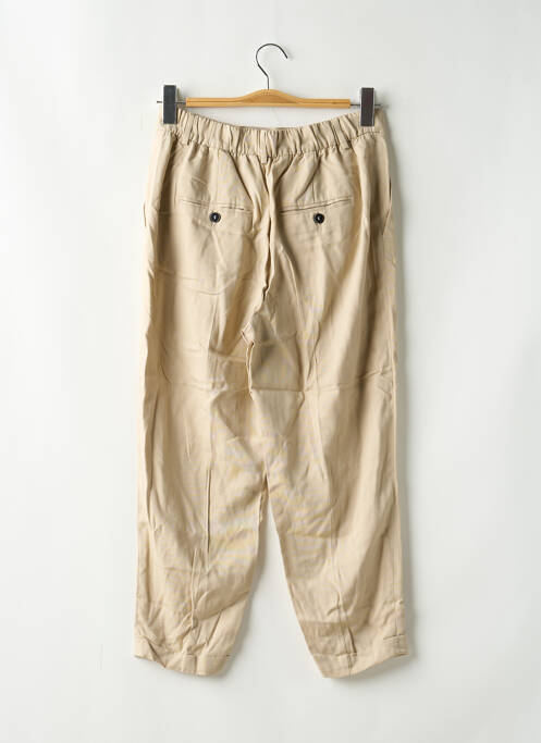 Pantalon 7/8 beige ZARA pour femme