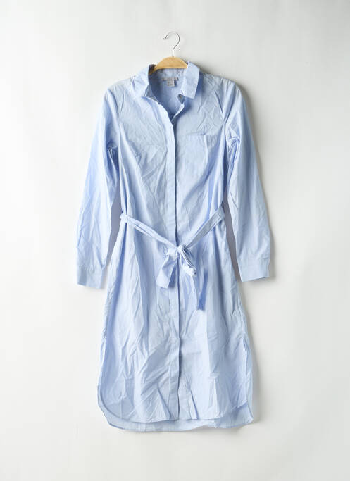 Robe mi-longue bleu H&M pour femme