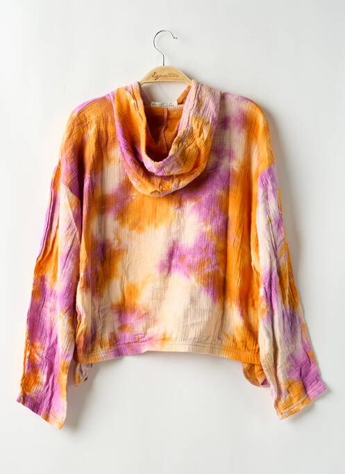 Sweat-shirt à capuche violet PARISIENNE ET ALORS pour femme