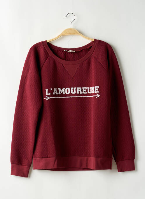 Sweat-shirt rouge LA PETITE FRANCAISE pour femme