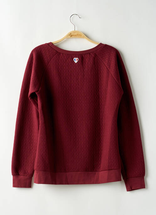 Sweat-shirt rouge LA PETITE FRANCAISE pour femme