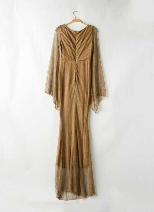 Robe longue beige SANS MARQUE pour femme