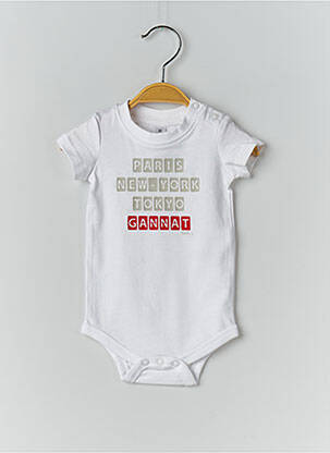 Body lingerie imprimé fantaisie blanc KARIBAN enfant