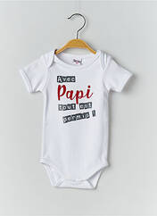 Body lingerie blanc BB AND CO pour enfant seconde vue