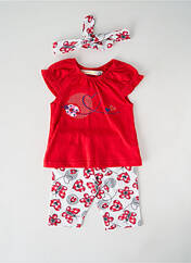 Ensemble pantalon rouge BABY BOL pour fille seconde vue