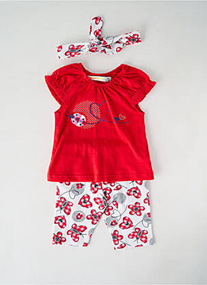 Ensemble pantalon rouge BABY BOL pour fille